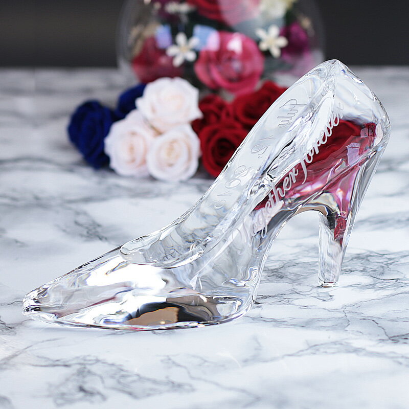 70%OFF　シンデレラ ガラスの靴（クリスタルガラス製）サンプル処分品 （S-ch1）