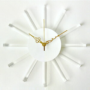 掛け時計/壁掛け時計/インテリア時計/サンクロック ホワイト