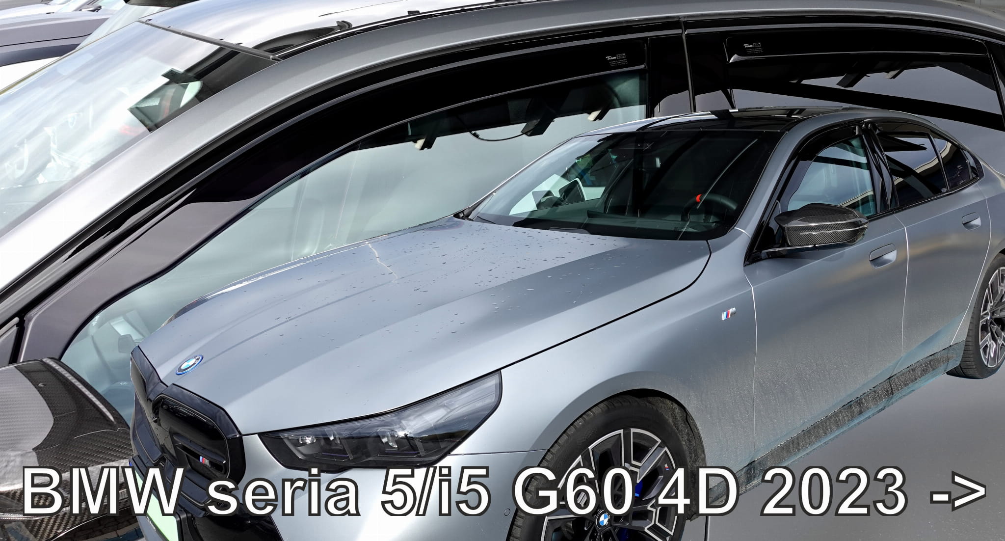 BMW ビーエムダブリュー 5/i5-Series G60 車種専用設計ドアバイザー 311002 HEKO ...