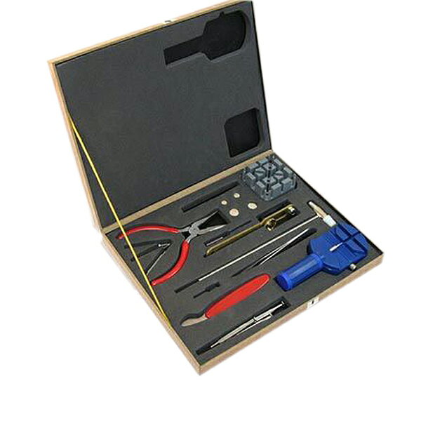 時計工具20点セット 調整や電池交換などのメンテナンスが自分で可能 プロ仕様・専用ケース