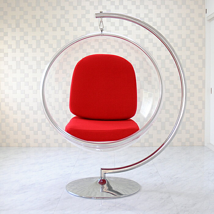 リプロダクトのバブルチェア エーロ・アールニオ レッド　Eero Aarnio　BUBLE CHAIR(チェア・椅子)