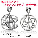 【ポイント10倍】ミスマルノタマ ネックレストップ チャームサージカルステンレス orシルバーBLACK EYEブラックアイの丸山修寛監修電磁波防止 電磁波カット 電磁波対策 コリ 血行促進 生命エネルギー 集中力 クスリエ 三種の神器 ループ 3Dカバラ