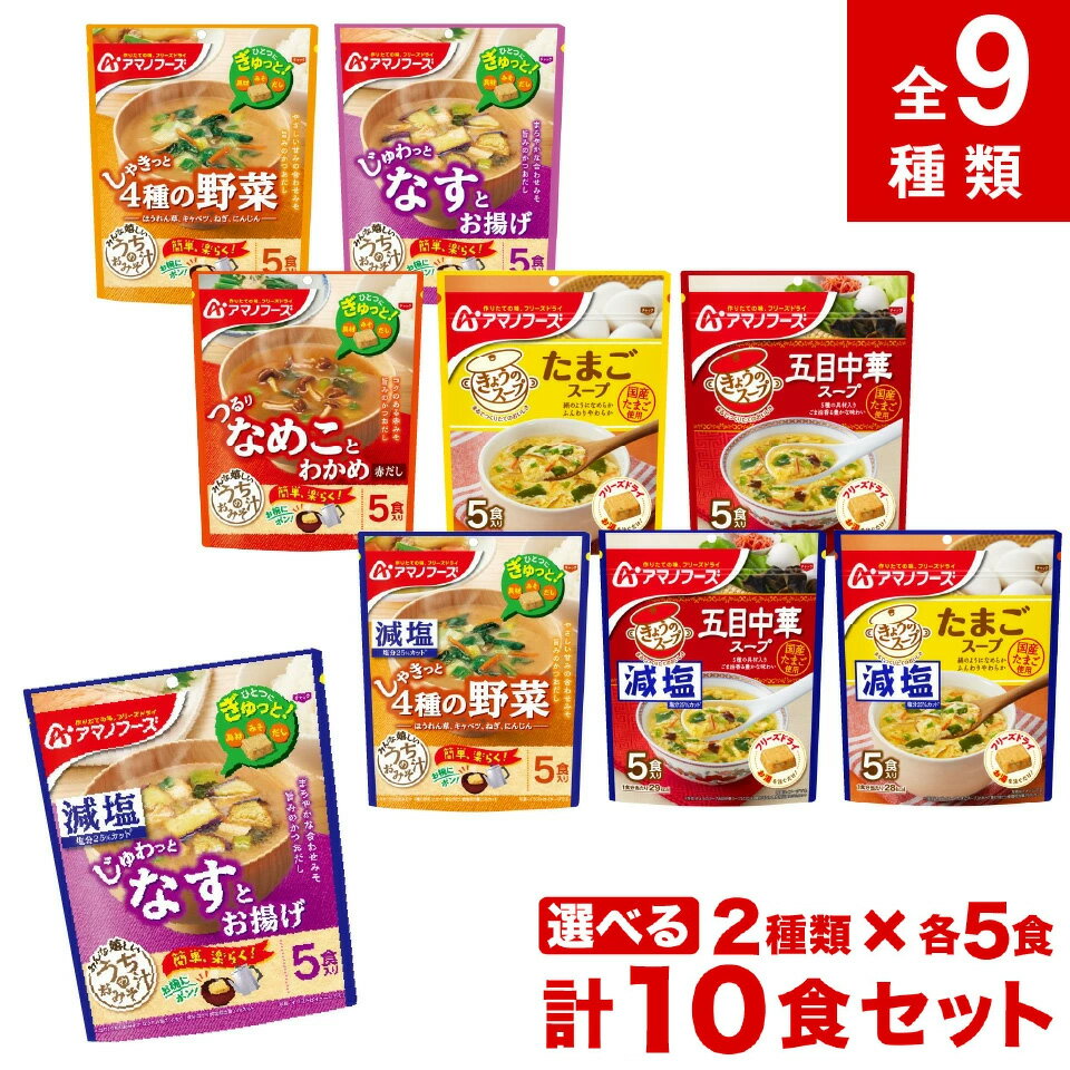 アマノフーズ うちの 味噌汁 10食セ