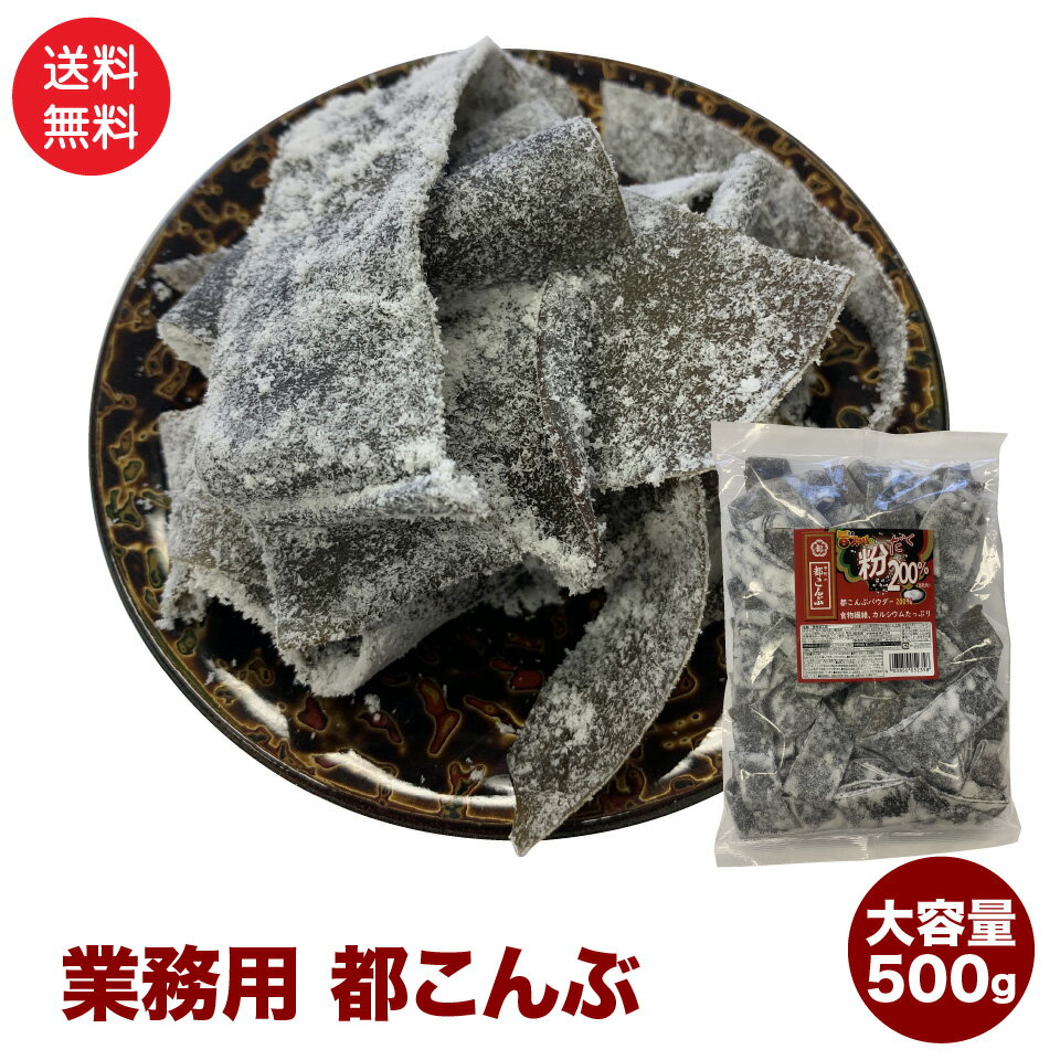 業務用 都こんぶ 500g 旨スッパの粉だく200％ 中野物産 送料無料 ポスト投函便 昆布 人気駄菓子 大容量