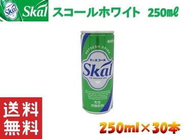 【 送料無料 】【 ケース販売 】 南日本酪農協同 スコール ホワイト 250ml 缶 × 30本 乳酸飲料 ロングセラー 10P03Dec16