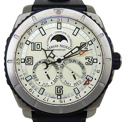 アルマンニコレ【ARMAND NICOLET】 T612A-AG-G9610 コンプリートカレンダー チタン OH済【中古】