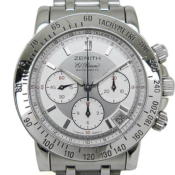 ゼニス【ZENITH】 02.0461.400 レインボーエルプリメロ クロノグラフ シルバー【中古】