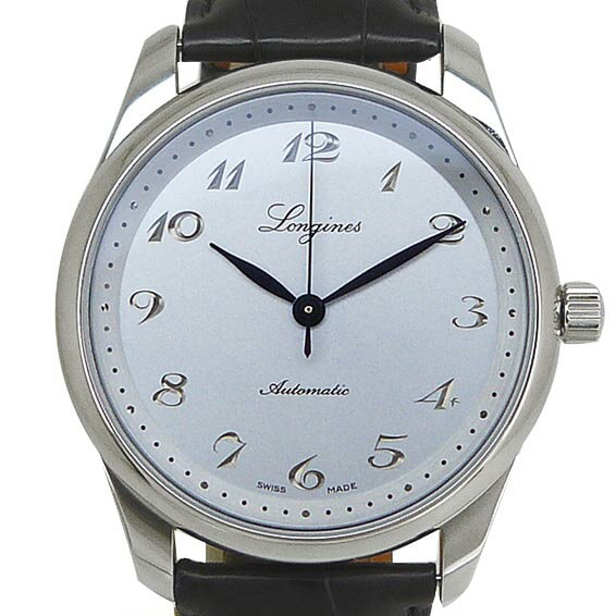 ロンジン【LONGINES】 L2.793.4.73.2 マスターコレクション オートマティック シルバー 190周年記念モデル【中古】