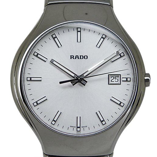 ラドー【RADO】 R27654122 トゥルー シルバー QZ【中古】