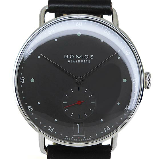 Rakuten - ノモス【NOMOS】1103 メトロ 38 デイト アーバングレー 手巻 OH済【中古】