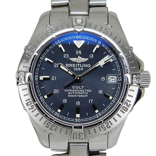 Rakuten - ブライトリング【BREITLING】 A17350 コルトオーシャン オートマティック ブルー OH済【中古】