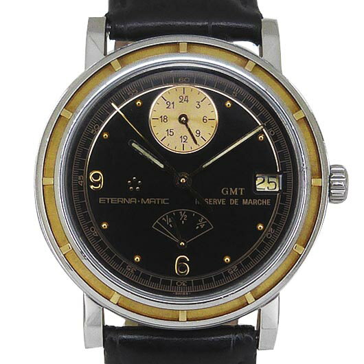 エテルナ 8902.47 エテルナ・マティック GMT パワーリザーブ SS×YG OH済