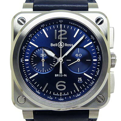 ベル＆ロス【Bell＆Ross】　BR0394-BLU-ST/SCA　BR03-94　ブルー　スチール　クロノグラフ【未使用品】