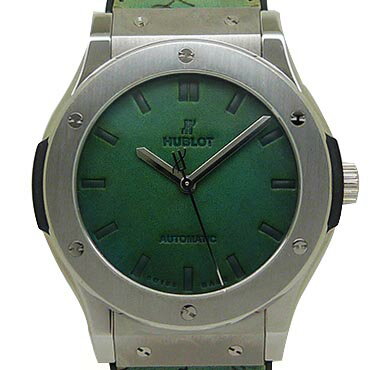 中古美品ウブロ【HUBLOT】511.NX.050G.VR.BER16クラシックフュージョンベルルッティスクリットグリーン世界限定200本【中古】