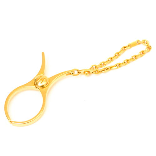 エルメス HERMES グローブ ホルダー 手袋ホルダー フィロー チャーム ゴールド 金具 アクセサリー レディース メンズ ユニセックス ゴールド 【中古】 p2021413のサムネイル
