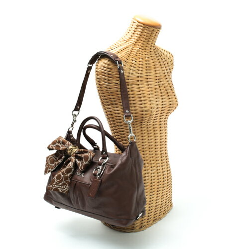 コーチ COACH ハンドバッグ F17130 レザー 2WAY ショルダーバッグ レディース ブラウン 中古 rr00360
