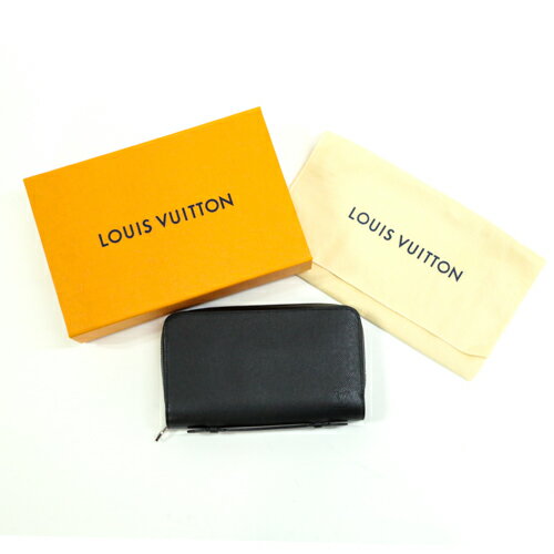 ルイヴィトン LOUIS VUITTON ジッピーXL タイガレザー M44275 長財布 トラベルケース ラウンドファスナー カードケース ウォレット レザー メンズ アルドワーズ (ブラック) 【新品同様】 mac06005