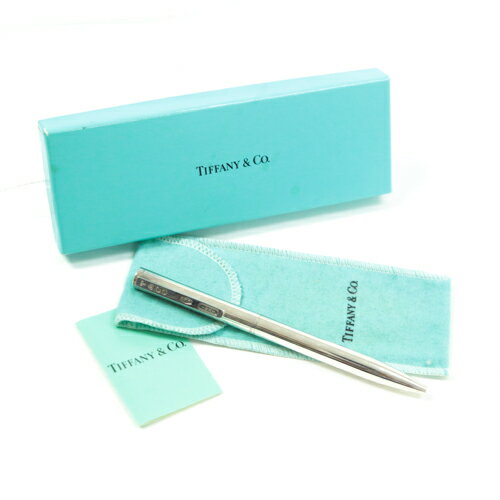 ティファニー TIFFANY&CO ボールペン ツイスト式 SV925 ブラックインク 高級筆記用具 文房具 ビジネス レディース メンズ シルバー 中古 mac31044のサムネイル