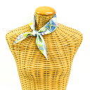 【Sランク】 エルメス HERMES ロザンジュ ナノ スカーフ シルク ひし形 羽柄 NANO レディース ブルー / イエロー / ピンク 正規品 新品同様...