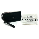 コーチ COACH ポーチ レザー 29911 小物入れ マルチポーチ ウォレット レディース ブラック / ピンク / ホワイト 美品 中古 mag20023