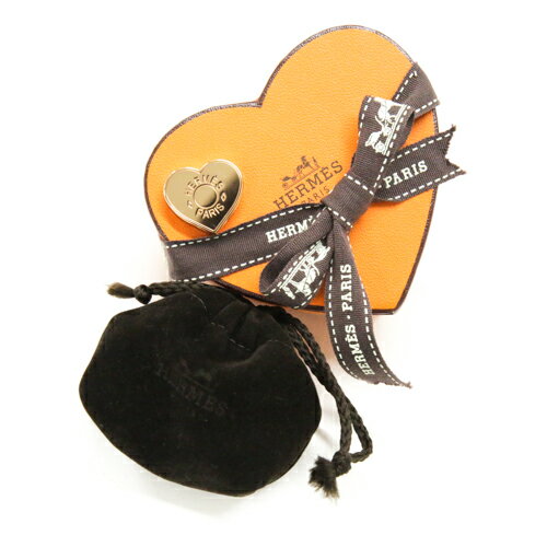 未使用 エルメス HERMES スカーフリング ミニ・クール メタル ローズゴールド金具 ハート型 バレンタイン レディース ローズゴールド mag26003のサムネイル