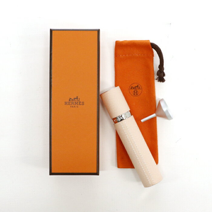 エルメス HERMES レフィラブル アトマイザー エプソン 香水ボトルケース 香水瓶 ギフト プレゼント レディース ローズエグランタイン (ピンク) 新品同様 中古 mai22011のサムネイル