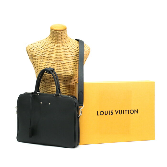 ルイヴィトン LOUIS VUITTON アルマンド ブリーフケース MM トリヨンレザー ビジネスバッグ M52702 肩掛け 2WAYバッグ メンズ アントラシット (グレー) 美品 中古 mai26001