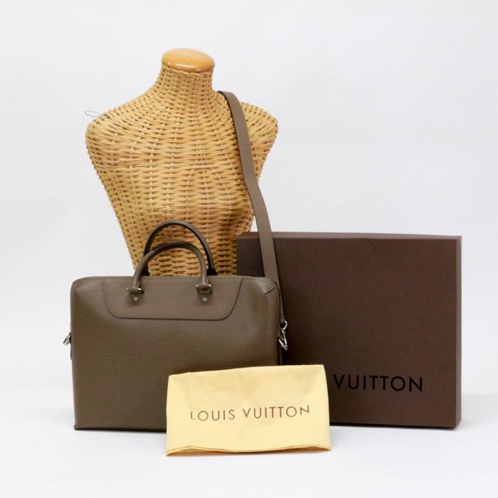 ルイヴィトン LOUIS VUITTON ポルト ドキュマン ジュール PDJ エピ (レザー) M50166 ブリーフケース ビジネスバッグ 書類かばん 2WAYバッグ 肩掛け メンズ トープ (ベージュ) 美品 中古 maj02011