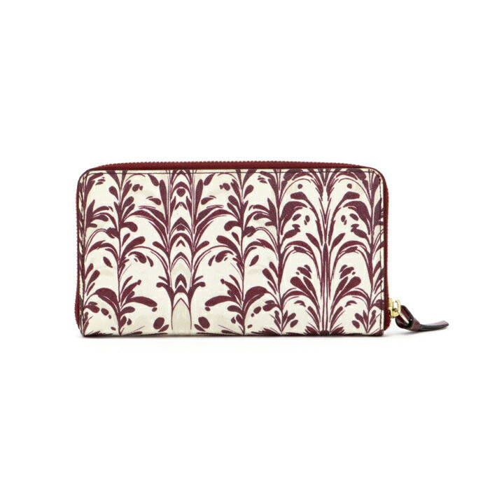 トリーバーチ TORY BURCH 長財布 レザー PVC 総柄 ゴールド金具 ラウンドファスナ...