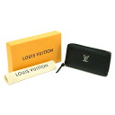 ルイヴィトン LOUIS VUITTON ジッピーロックミー カーフレザー LV金具 M62622 長財布 ラウンドファスナー ロングウォレット レディース メンズ ノワール (ブラック) 中古 map15008