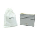 【Bランク】 フルラ FURLA カードケース コインケース レザー WP00229 パスケース フラグメントケース 小銭入れ ミ財布 レディース グレー 中古...