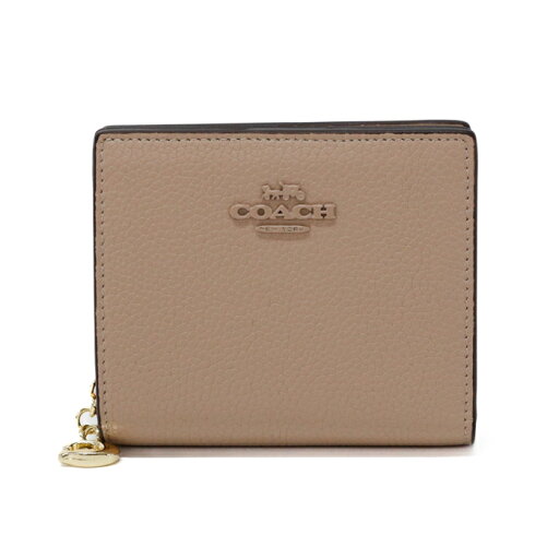 【Sランク】 コーチ COACH スナップ ウォレット リファインド ペブル レザー CC900 二つ折り財布 ラウンドファスナー ミディアムウォレット コインケース Cチャーム レディース ピンクベージュ 新品同様 中古 mbf28012 【Sランク】 コーチ COACH スナップ ウォレット リファインド ペブル レザー CC900 二つ折り財布 ラウンドファスナー ミディアムウォレット コインケース Cチャーム レディース ピンクベージュ 新品同様 中古 mbf28012