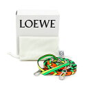 【SAランク】 ロエベ LOEWE ブレイデッドミニ ショルダーストラップ ネオンカラー カーフスキン (レザー) C073Y37 バイカラー 編み込み ショル...