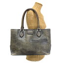 【Bランク】 ベルルッティ Berluti トゥジュール (TOUJOURS) スクリットレザー カリグラフィー パティーヌ トートバッグ 肩掛け ビジネスバッ...