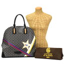 【Bランク】 ゴヤール GOYARD ヴァンドーム ゴヤールディンキャンバス (PVC) / レザー ヘリンボーン トートバッグ ボストンバッグ トラベルバッグ...