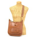 【Bランク】 エルメス HERMES エヴリン (エブリン) PM 1 (アン) バレニア (レザー) GD金具 □E刻印 2001年 ショルダーバッグ クロス...