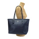 【Aランク】 コーチ COACH ジップトート PVC / レザー F36875 肩掛け トートバッグ ビジネス 通勤 通学 レディース メンズ ミッドナイトネイビー 正規品 美品 中古 mbl30021(4)