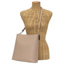 【Bランク】 コーチ COACH モリー バケット バッグ ダブル フェース レザー CA214 2WAYバッグ クロスボディ 斜め掛け 肩掛け ショルダーバッグ トップハンドルバッグ トープ (グレージュ) 正規品 【中古】 mbm22002