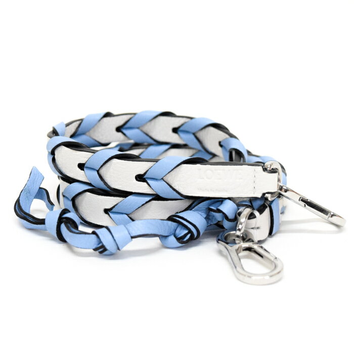 【SAランク】 ロエベ LOEWE ブレイデッド バッグストラップ カーフスキン (レザー) C073S49X01 バイカ..