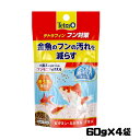 テトラフィン フン対策 金魚のエサ 60g×4袋 賞味期限 2027.5 えさ 魚 ニオイ 汚れを抑える 善玉菌を増やす ギフト プレゼント お買い得 送料無料 通販