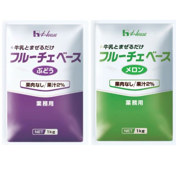 【フルーチェベース6kg】選べる種類 ぶどう メロン ハウス食品 賞味期限2025年12月11日以降 業務用 フ..