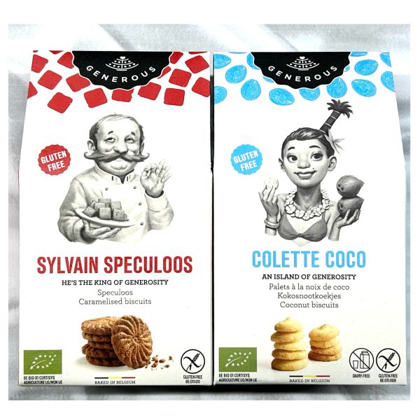 【グルテンフリークッキー】選べる2種類 キャラメルシナモン ココナッツ 有機 グルテンフリー ヴィーガン 子供用 お子様 おやつ クッキー 洋菓子 焼き菓子 砂...