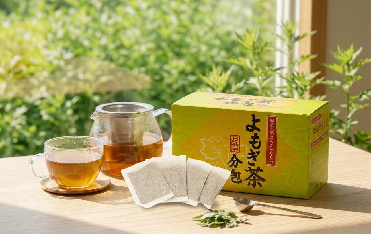 よもぎ茶 国産 50包 送料無料 徳用 ティーバッグ 100% 蓬茶 無農薬 栽培期間中農薬不使用 焙煎 ティーパック 健康茶 ノンカフェイン 妊婦 妊娠 授乳中 マタニティ 産後 子供 飲みやすい まろやか 美容 巡り 敬老の日 ギフト 出産祝い 介護 プレゼント 贈り物 auc-premama-10000058 助産師のお店 ぷれままサロン佐伯 サンプル画像2