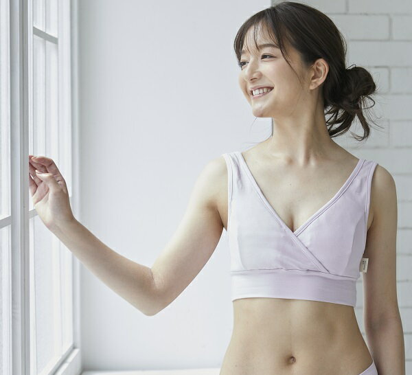 日本助産師会推奨 送料無料 授乳ブラ LLスリム ネイビー モーハウス ブラ モーブラ 優しい肌あたり メール便可 妊娠お祝い 出産祝い 授乳しやすい ストレスフリー マタニティブラ クロスオープンタイプ ホックなし バイリーン素材 不織布 美乳 育乳