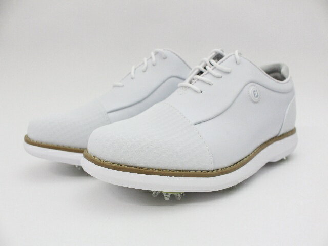 【新品】 NEW [5676] フットジョイ レディース トラディションズ Traditions Cap Toe 97910 ホワイト 6.0M 23cm シューズ 2022年 日本未発売USモデル 