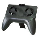 ゲームパッド グリップ デュアル冷却ファン 2000mAh ...
