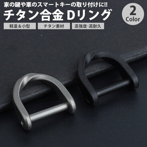 キーホルダー Dリング キーリング チタン合金 シャックル 鍵 スマートキー メンズ シンプル デザイン ねじ式 小型 軽量 PR-FB45【メール便 送料無料】 キーホルダー Dリング キーリング チタン合金 シャックル 鍵 スマートキー メンズ シンプル デザイン ねじ式 小型 軽量 PR-FB45【メール便 送料無料】