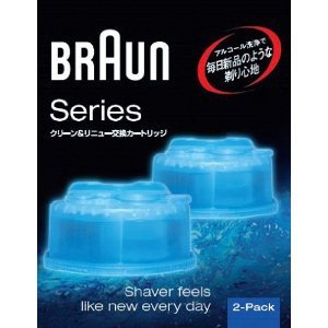 ブラウン アルコール洗浄システム専用洗浄液カートリッジ(2個入) BRAUN クリーン＆リニューシステム用 △CCR2CR