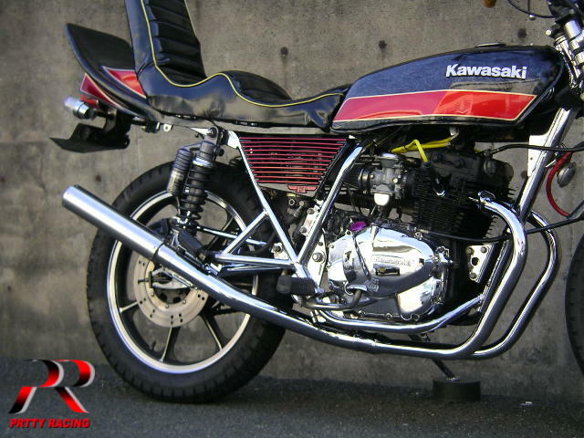 KAWASAKI Z250FT 2-1管 ALサイレンサー2 50.8π マフラー