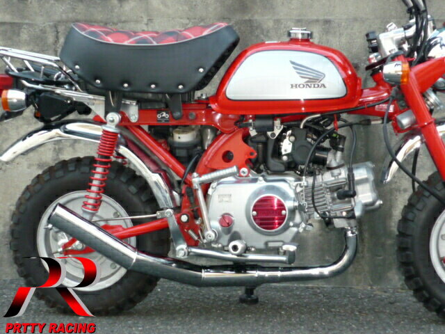 HONDA モンキー FI車 PRETTYショート管 メッキ マフラー